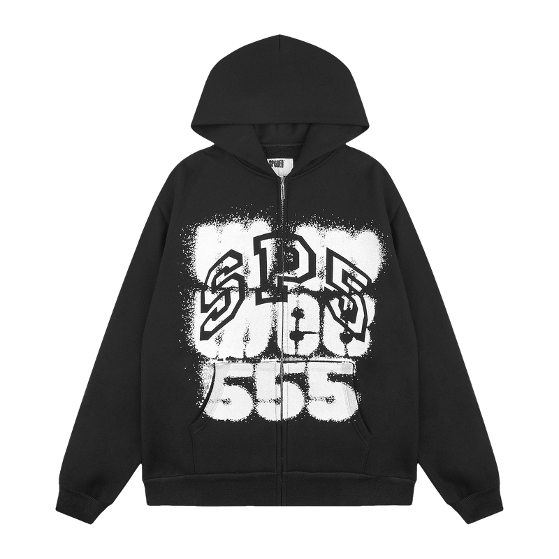 Sp5der Zipper Hoodie