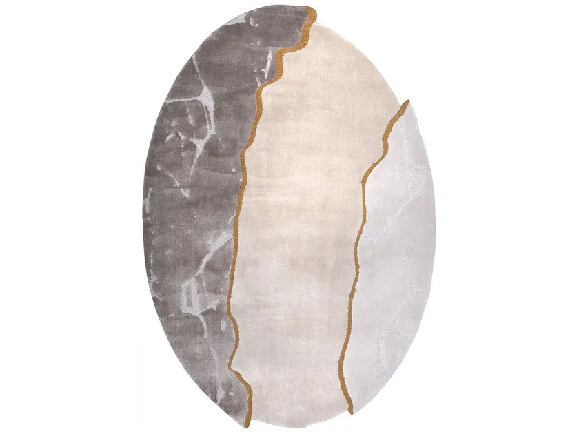 Terra Glow Viscose Wool Carpet Rug