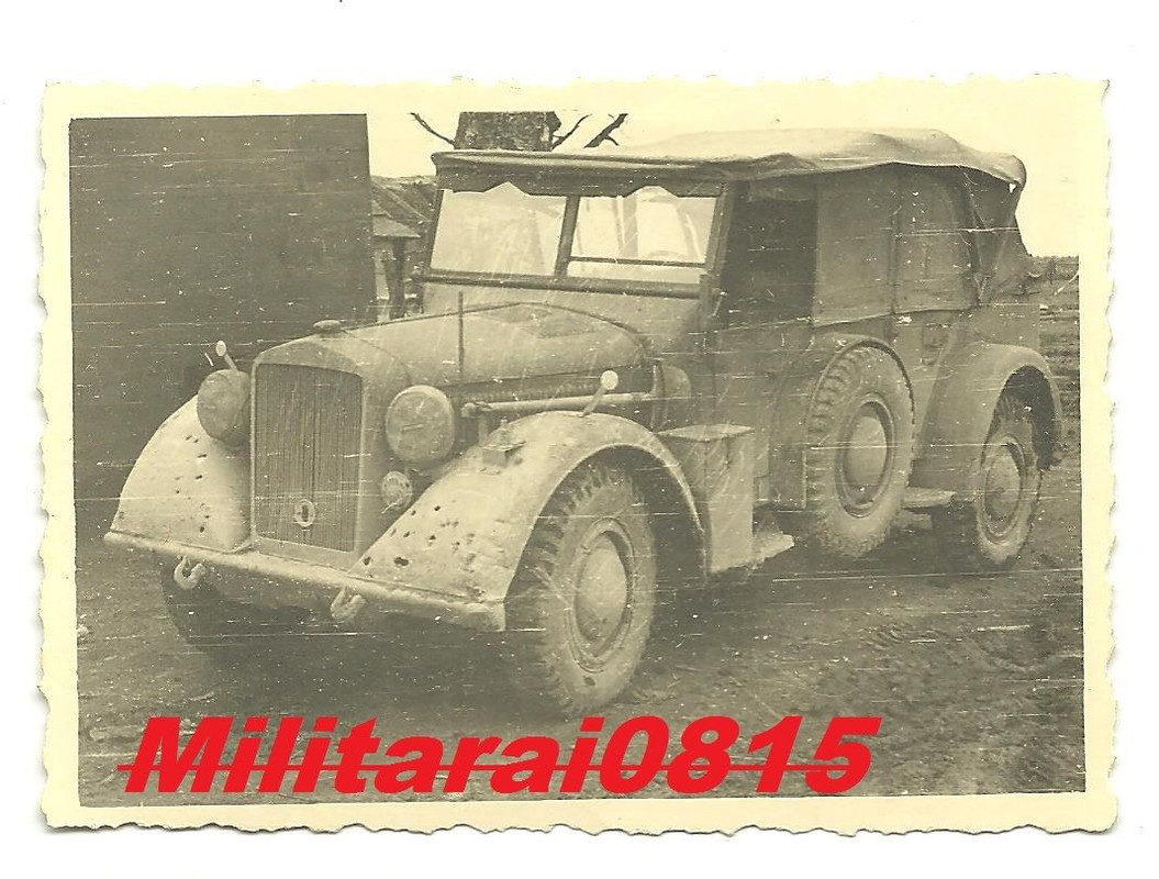 2 WK Wehrmacht Horch Kübelwagen Fronteinsatz Top