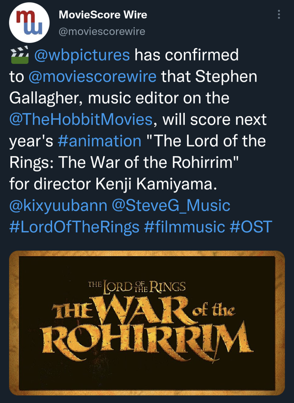 The Lord of the Rings: The War of Rohirrim (Animated) - Blu-ray Forum