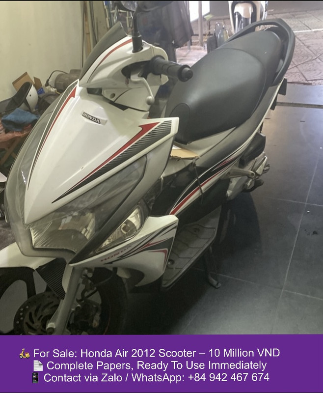 Used Honda Airblade 2012 for Sale Hanoi