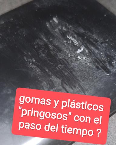 gomas y pl�sticos deteriorados por el paso del tiempo