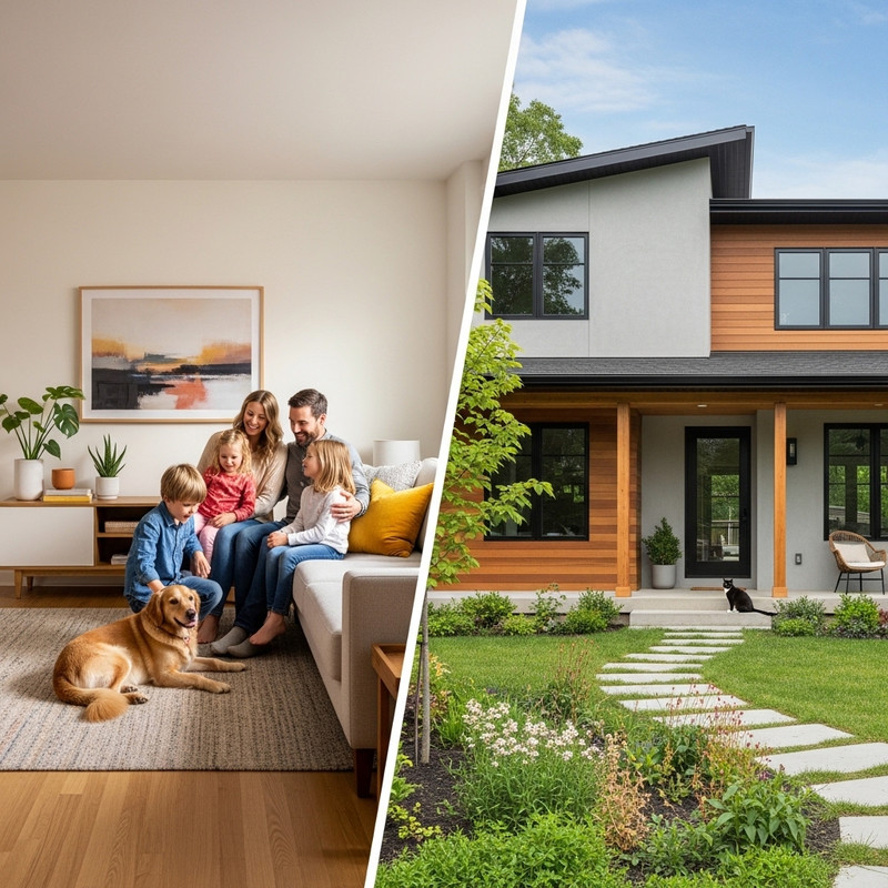 Moderne Wohnungsrenovierung