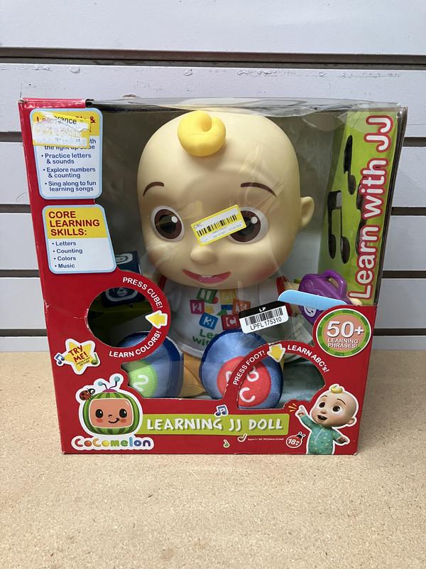 Cocomelon Just Play interaktive Lernpuppe JJ mit Licht und Geräuschen, Kinder - Bild 1 von 4