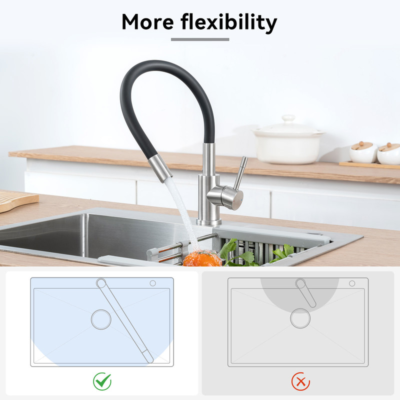 Flexible De Mitigeur Cuisine Nylon 1,50m : Solide Et Haute Résistance