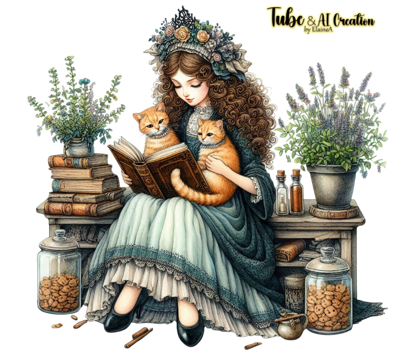 Tube AI by Elaine A females and cats 12