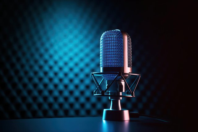 studio podcast microphone studio room background - Adobe Podcast  Mastering Audio To Get Studio Quality Sound