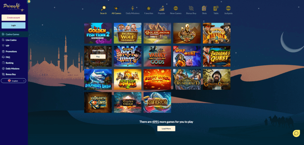 prince ali casino