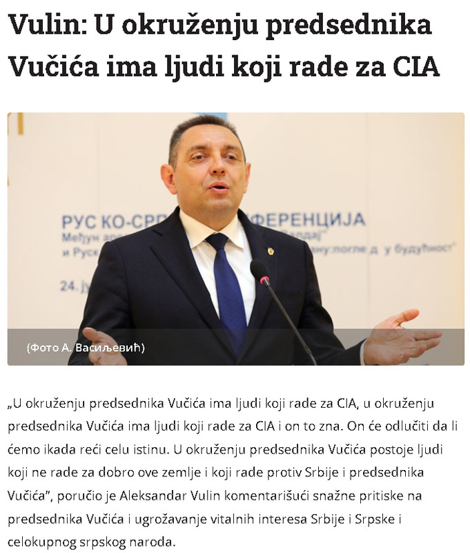 Vulin: U okruženju predsednika Vučića ima ljudi koji rade za CIA Screenshot-15180