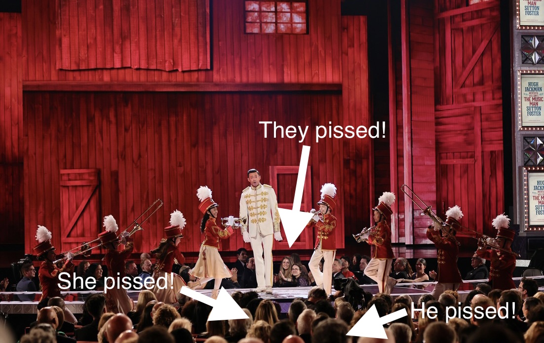 Hugh Jackman out of The Music Man this week?