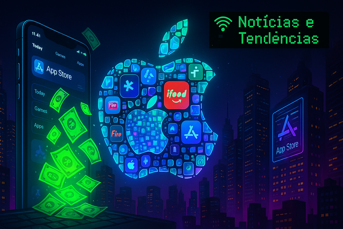 App Store no Brasil: Um Gigante Digital que Engole Bilhões e Cospe Apps
