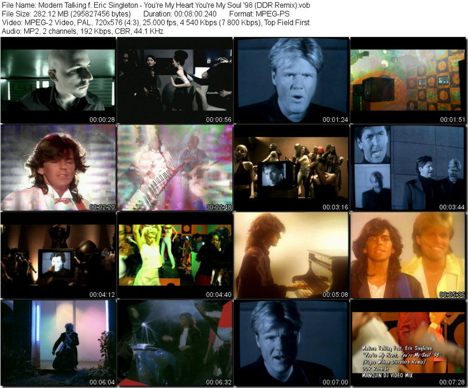 Modern Talking f. Eric Singleton - You're My Heart You're My Soul '98 (DDR Remix).vob_tn