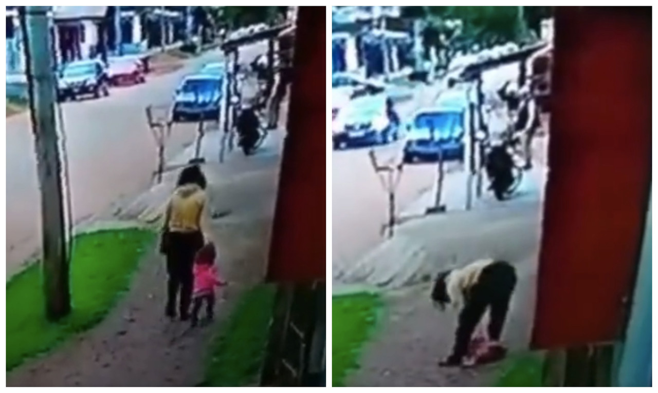 Mujer es captada golpeando brutalmente a su bebé porque no quería caminar