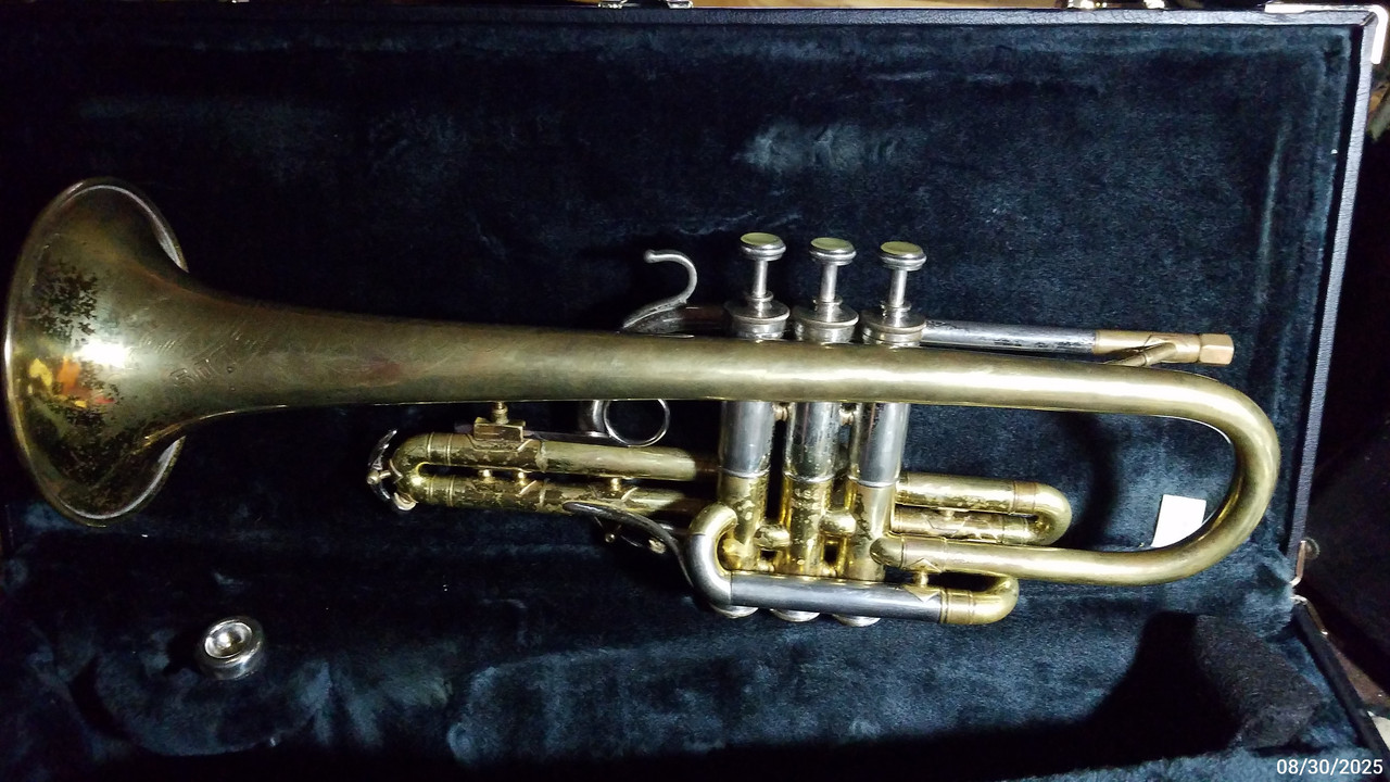 Reynolds 1936 60B Professional cornet sn 485 - 2025-08-30 (2)