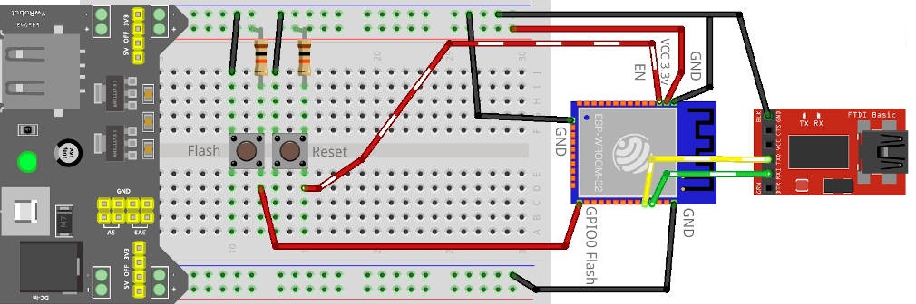 ESP32 WROOM Circuit