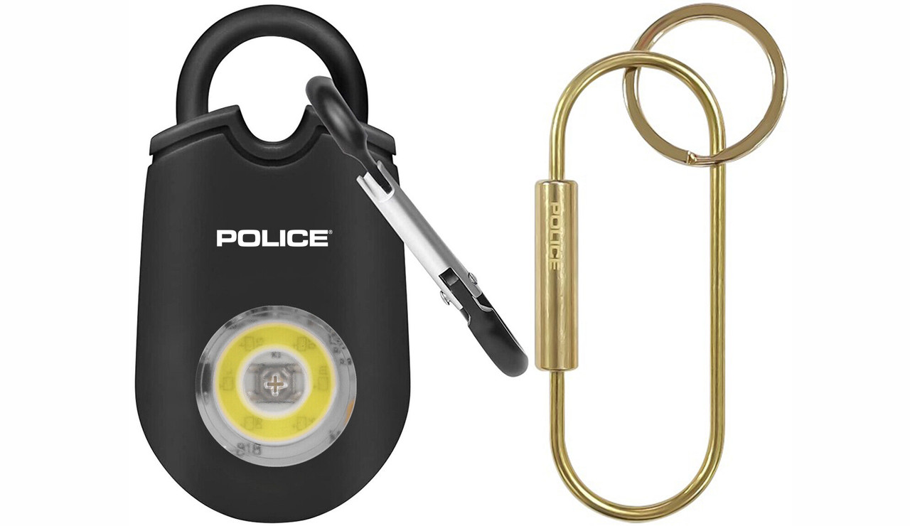 police-personal-alarm-keychain-for-women-rechargeable-white