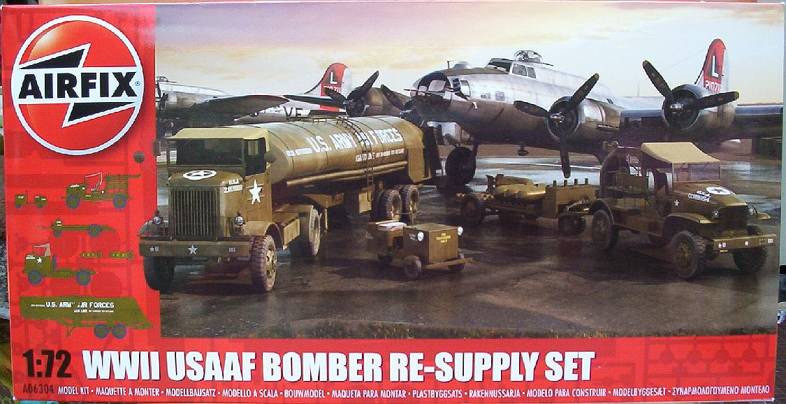 Airfix 72 WWII USAAF Bomber Re-Supply Set