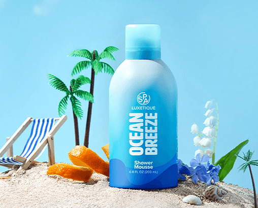 Get a Free Sample of Ocean Breeze Shower Mousse Get a Free Sample of Ocean Breeze Shower Mousse