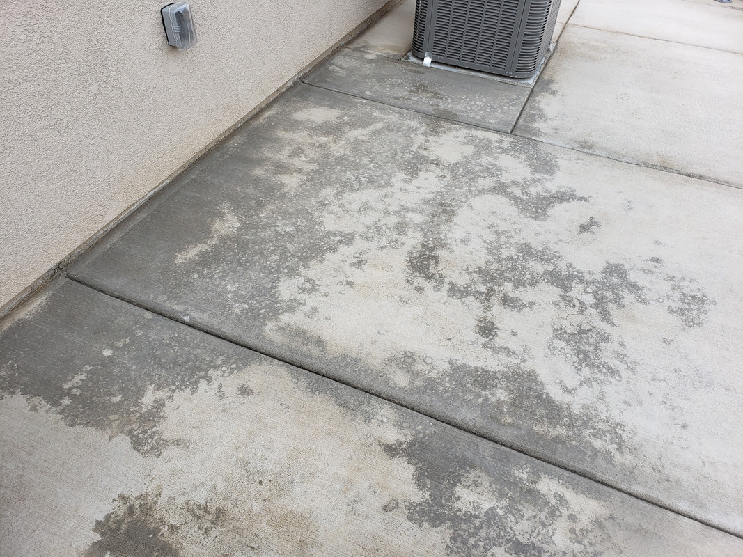 Concrete discoloration help! Screwfix Community Forum