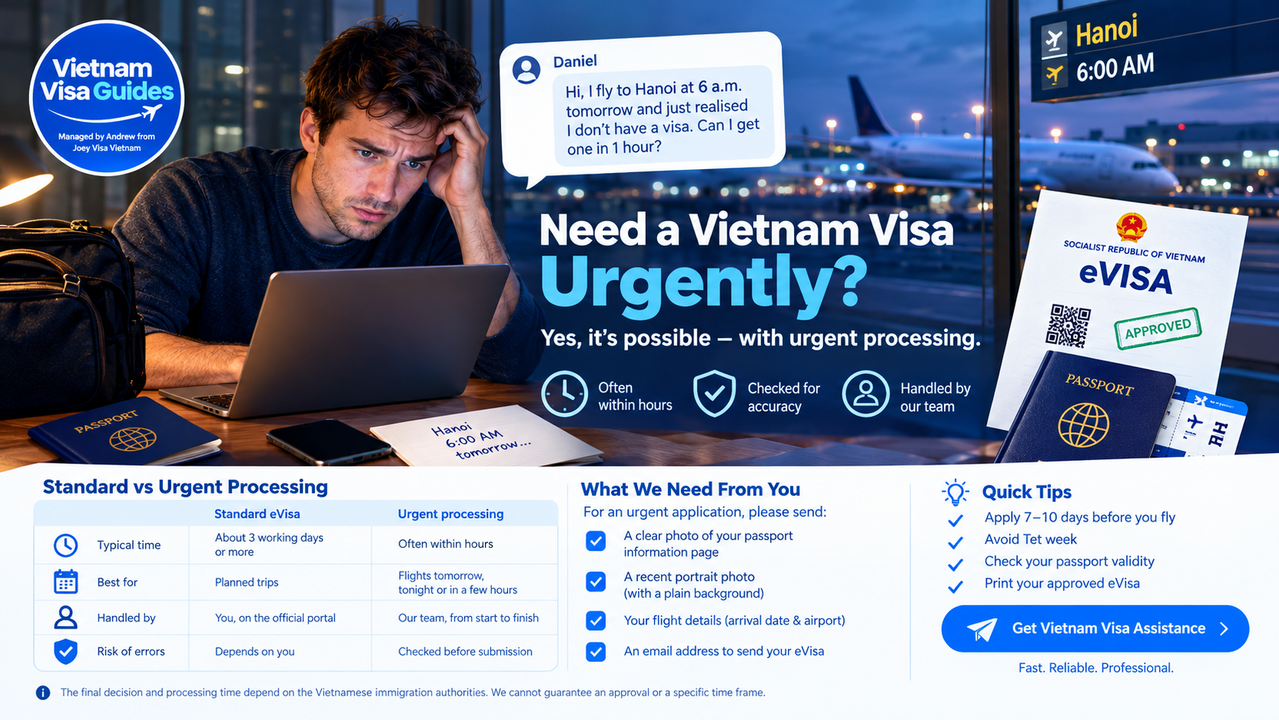 Can I Get a Vietnam Visa in 1 Hour? A Last-Minute Traveler's Story
