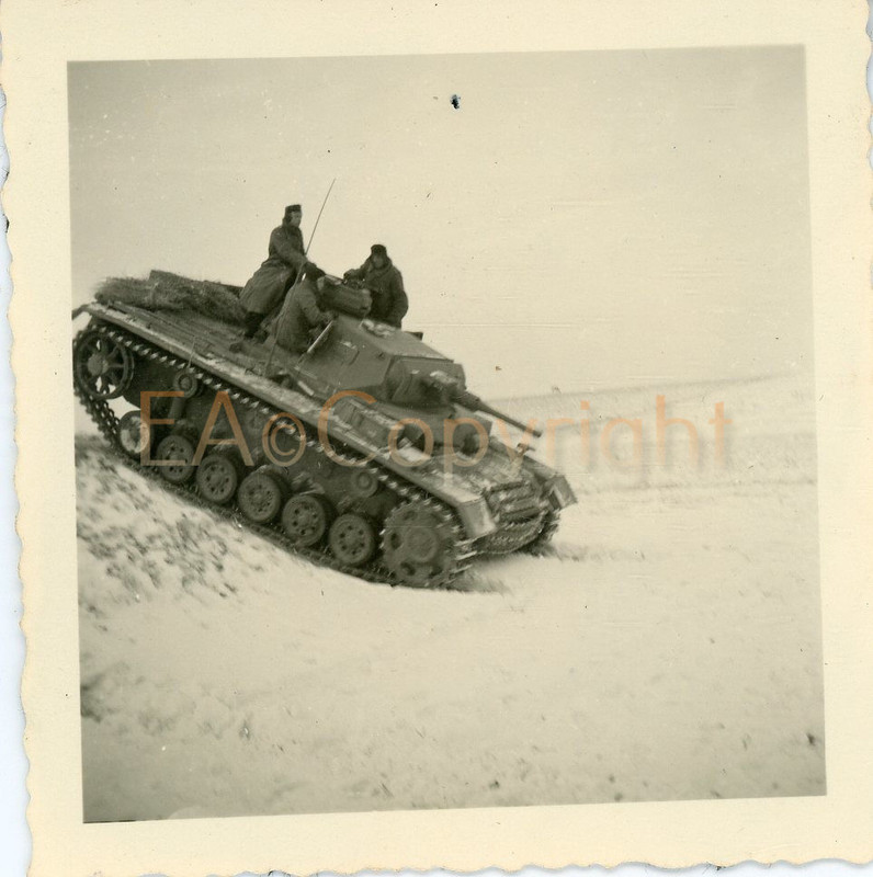 Russland Panzer III Tank Kämpfe Foto
