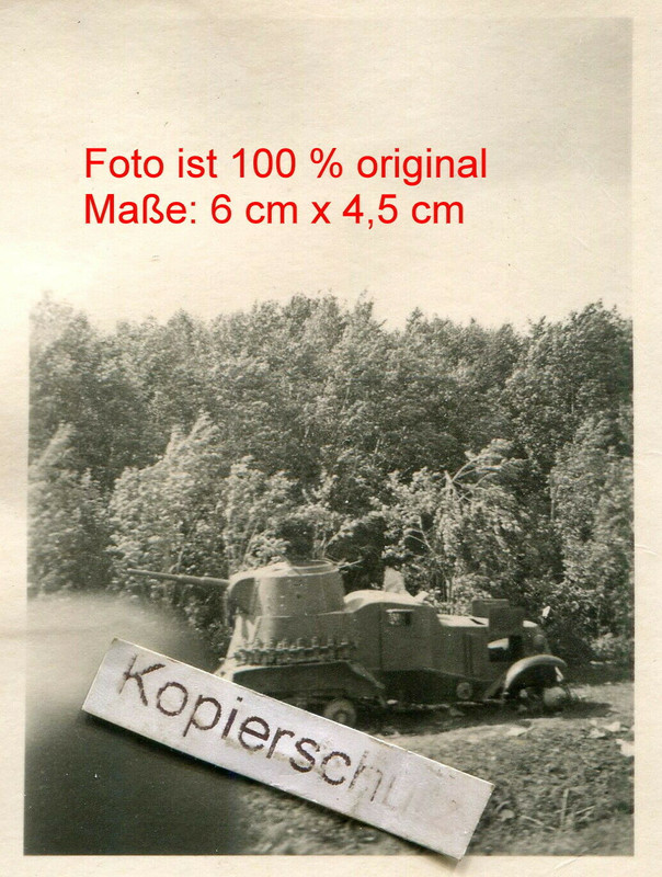 Lettland , russischer Panzer Spähwagen Beute bei Jelgava vor Riga