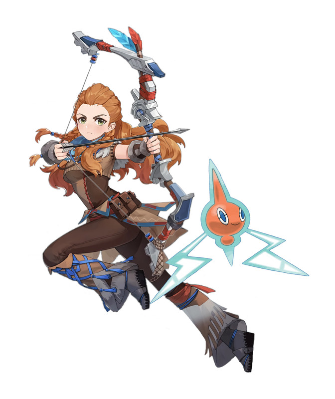 Aloy and Rotom