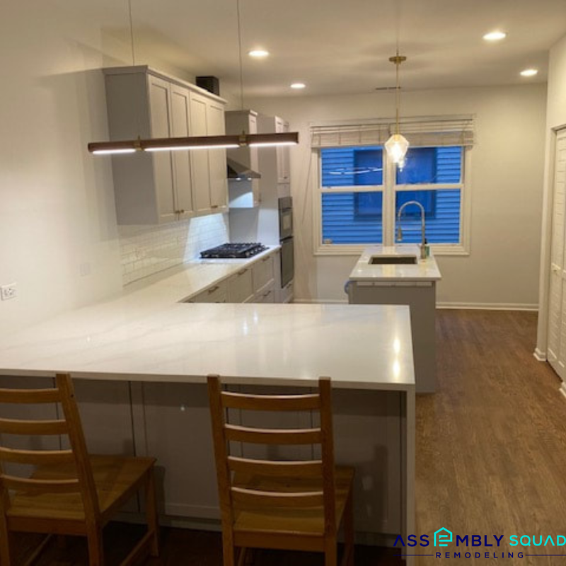 Before: Outdated Lincoln Park Victorian kitchen with limited functionality