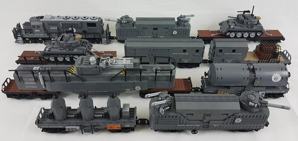 lego-train US militaire Train