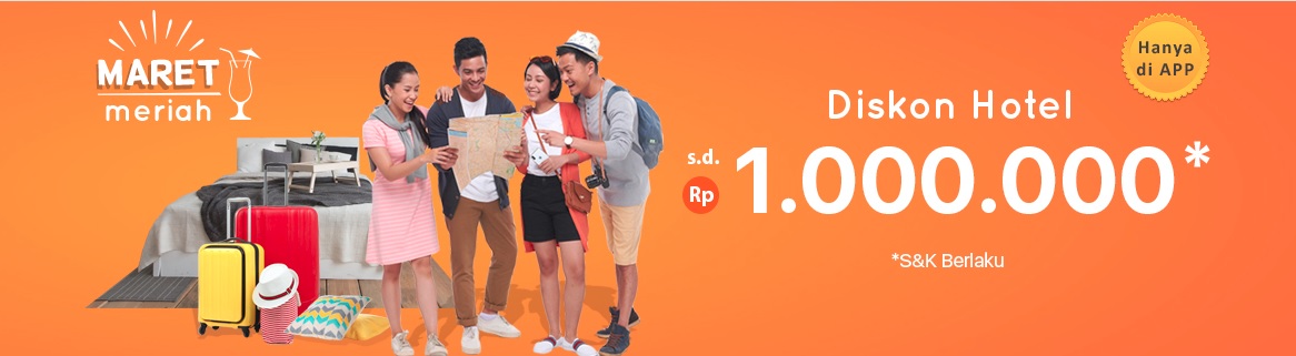 Promo diskon Hotel hingga Rp 1 juta