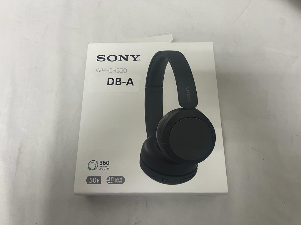 Sony WH-CH520 Wireless Headphones Bluetooth Headset with Microphone, Black
