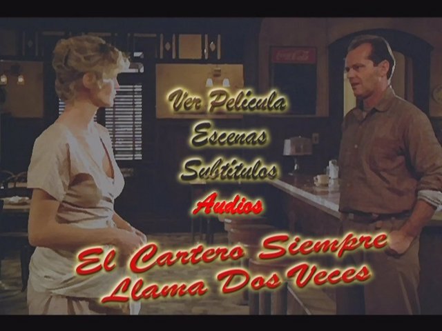 1 - El Cartero Siempre Llama Dos Veces [DVD9Full] [Pal] [Cast/Ing] [Sub:Varios] [1981] [Intriga]