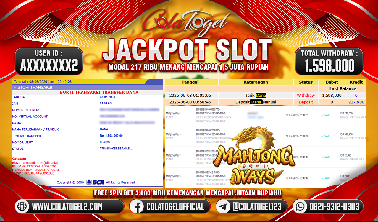 JACKPOT SLOT GACOR!!