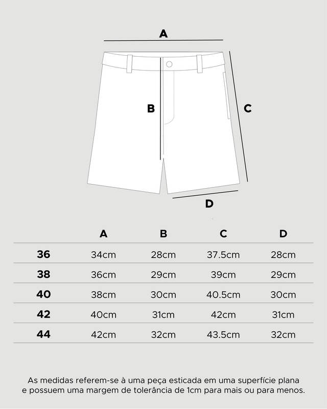 Shorts-alfaiataria