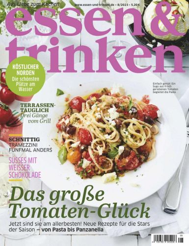 Cover: Essen und Trinken Magazin No 08 August 2023