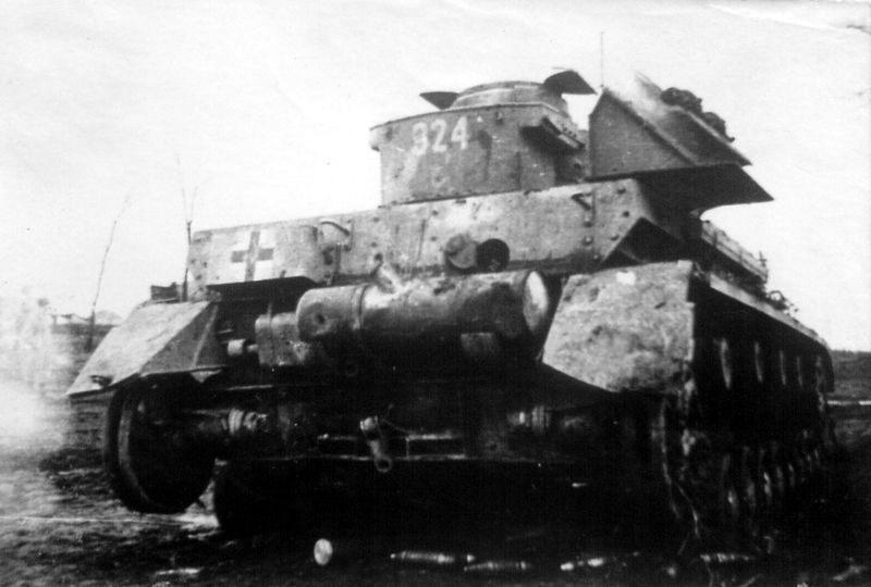 Немецкие танки, уничтоженные курсантами училища1