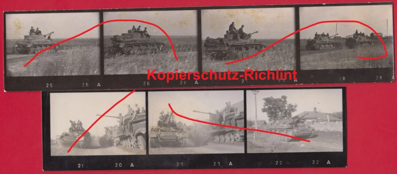 org Fotos Wehrmacht Ostfront deutsche Panzer IV langrohr Vormarsch Halbkette Fl