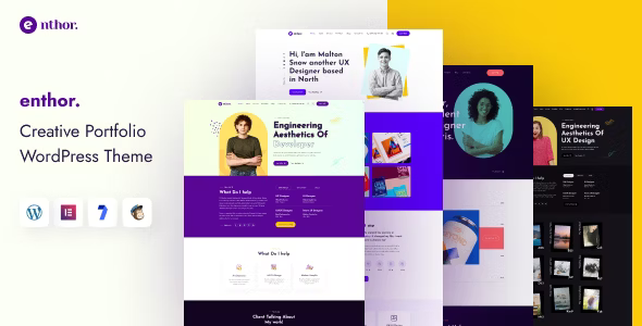 Enthor v – Creative Portfolio WordPress Theme
