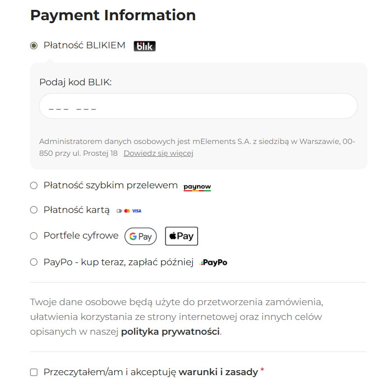 payment