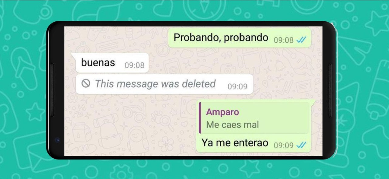 WhatsApp tiene cambios sobre ‘Eliminar mensaje para todos’