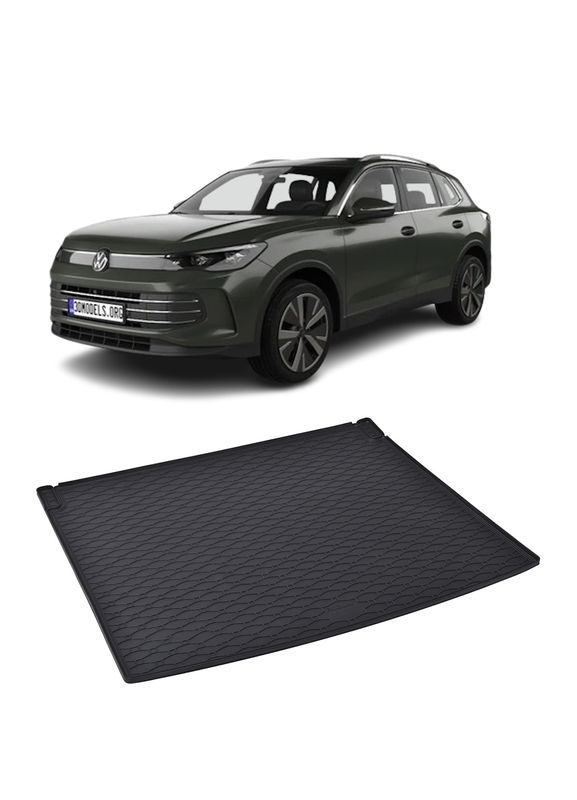 Tavita auto Volkswagen Tiguan 2024-prezent, protectie portbagaj, Cri-Flo, din cauciuc 100%, compatibil cu autoturismul Volkswagen Tiguan