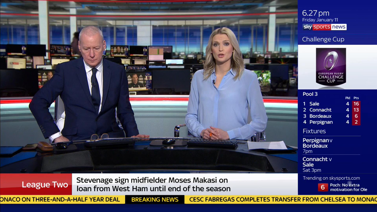 11 January - 18.00.00 - Sky Sports News At 6 2019. A comprehensi
