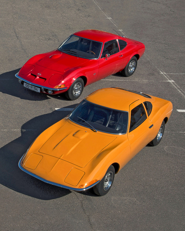 Opel Experimental GT y Opel GT