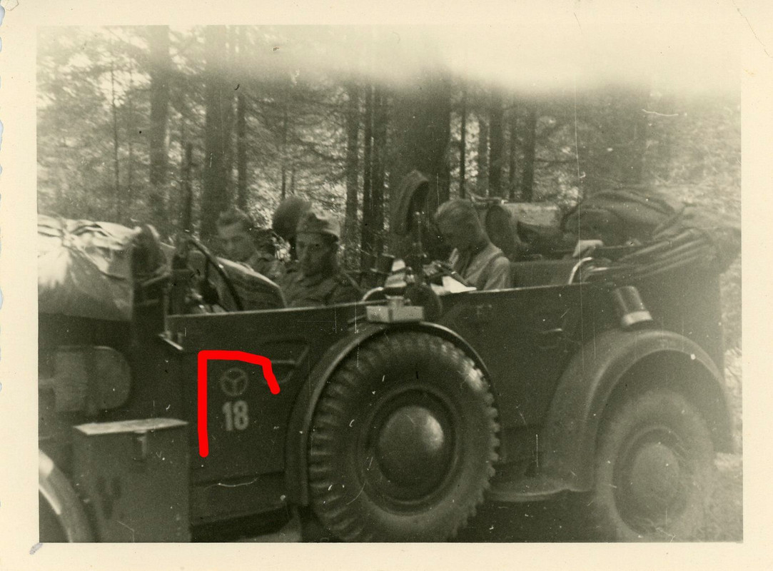 Russland PKW Auto Kübelwagen Vormarsch 12. Panze