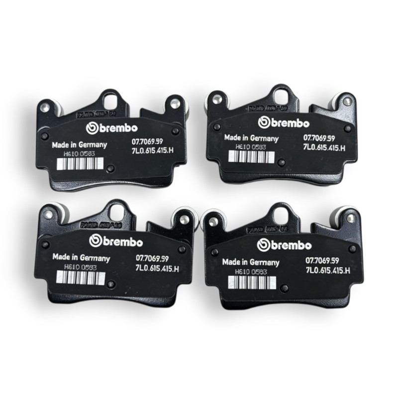Audi Porsche Volkswagen Braking System Series Rear Brake Pad Belakang for Audi Q7 4L VW Touareg 7L Porsche Cayenne 955 957 330mm (OE: 7L0698451H / 7L0698451G / 7L6698451D / 95535293906)