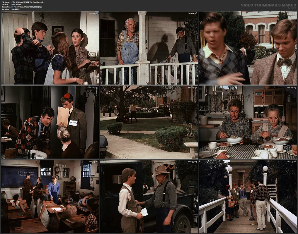 The Waltons S03E02 The First Day.mkv