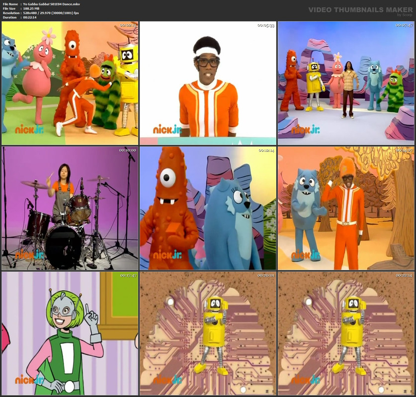 Yo Gabba Gabba! S01 E04 Dance mkv — Postimages