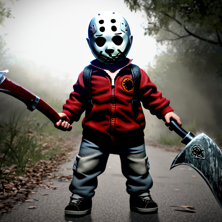 14357-3647021943-tiny-baby-with-clothes-as-Jason-Vorhees-with-axe-Friday-the-13th-bloody-detailed.png