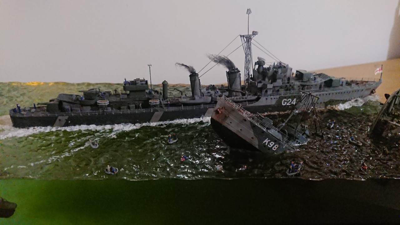 Dio : Destrouer NCSM Huron au cœur de la bataille de l'Atlantique [Trumpeter 1/350°] de klako DSC-0771