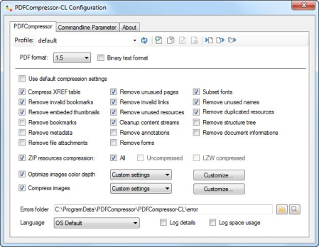 PDFCompressor CL 1.3.2